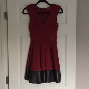 Akira Fit and flare scuba dress